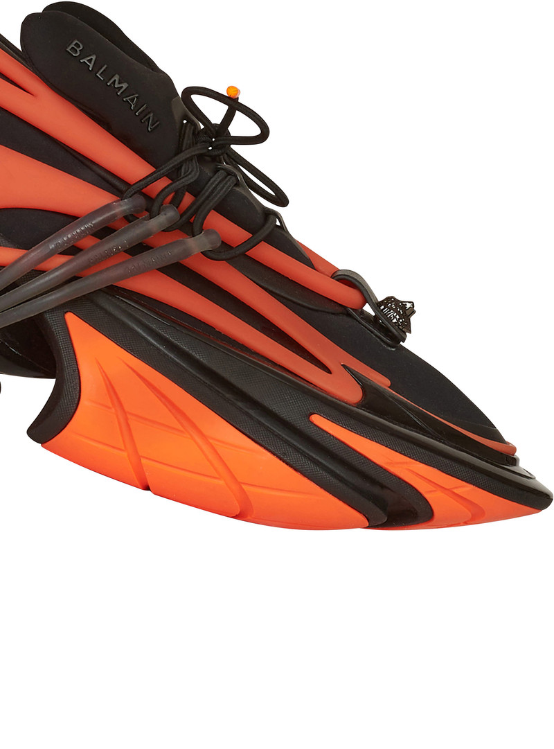 Neoprene and leather Unicorn low-top sneakers 6