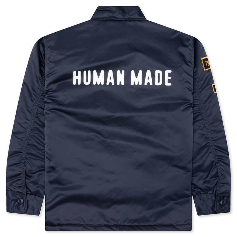 Human Made PADDED CPO SHIRT - NAVY outlook