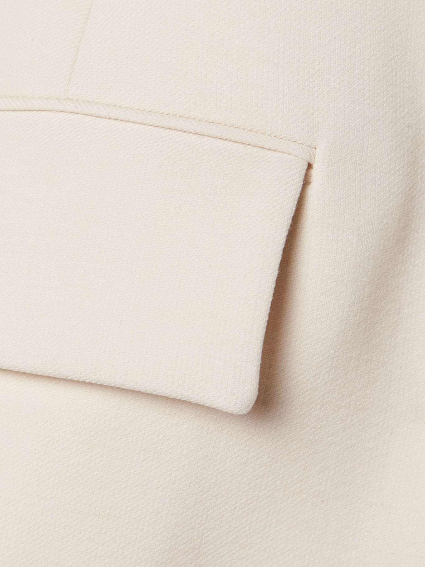 Darlman draped twill blazer Cream - 4