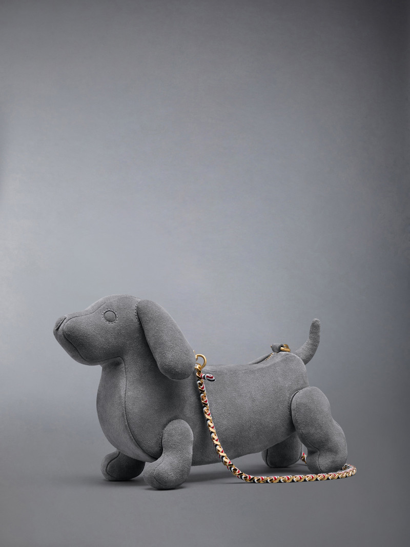 Thom Browne CALF SUEDE BABY HECTOR BAG outlook