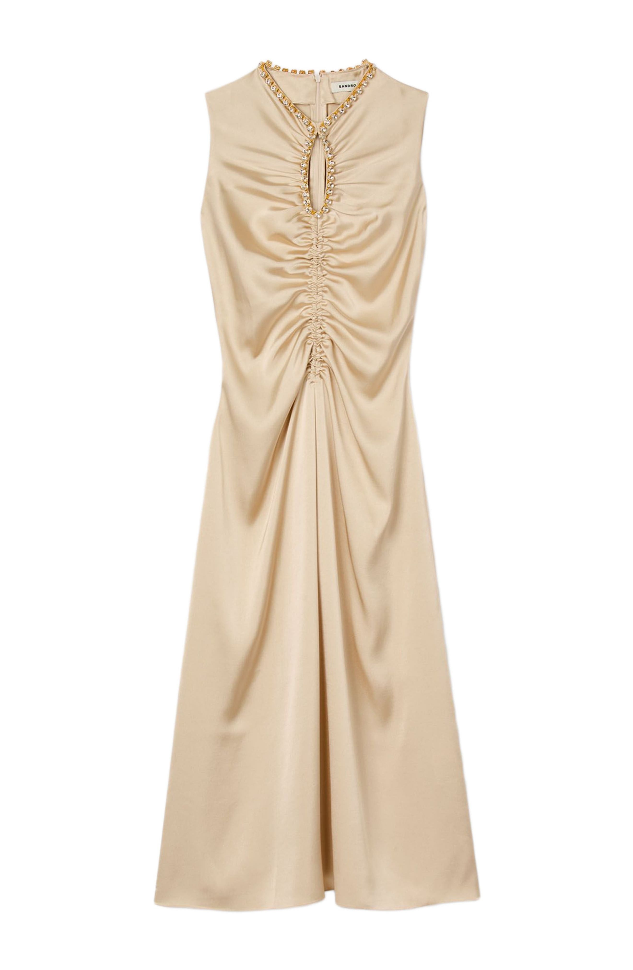 SANDRO Rhinestone midi dress at Nordstrom - 6