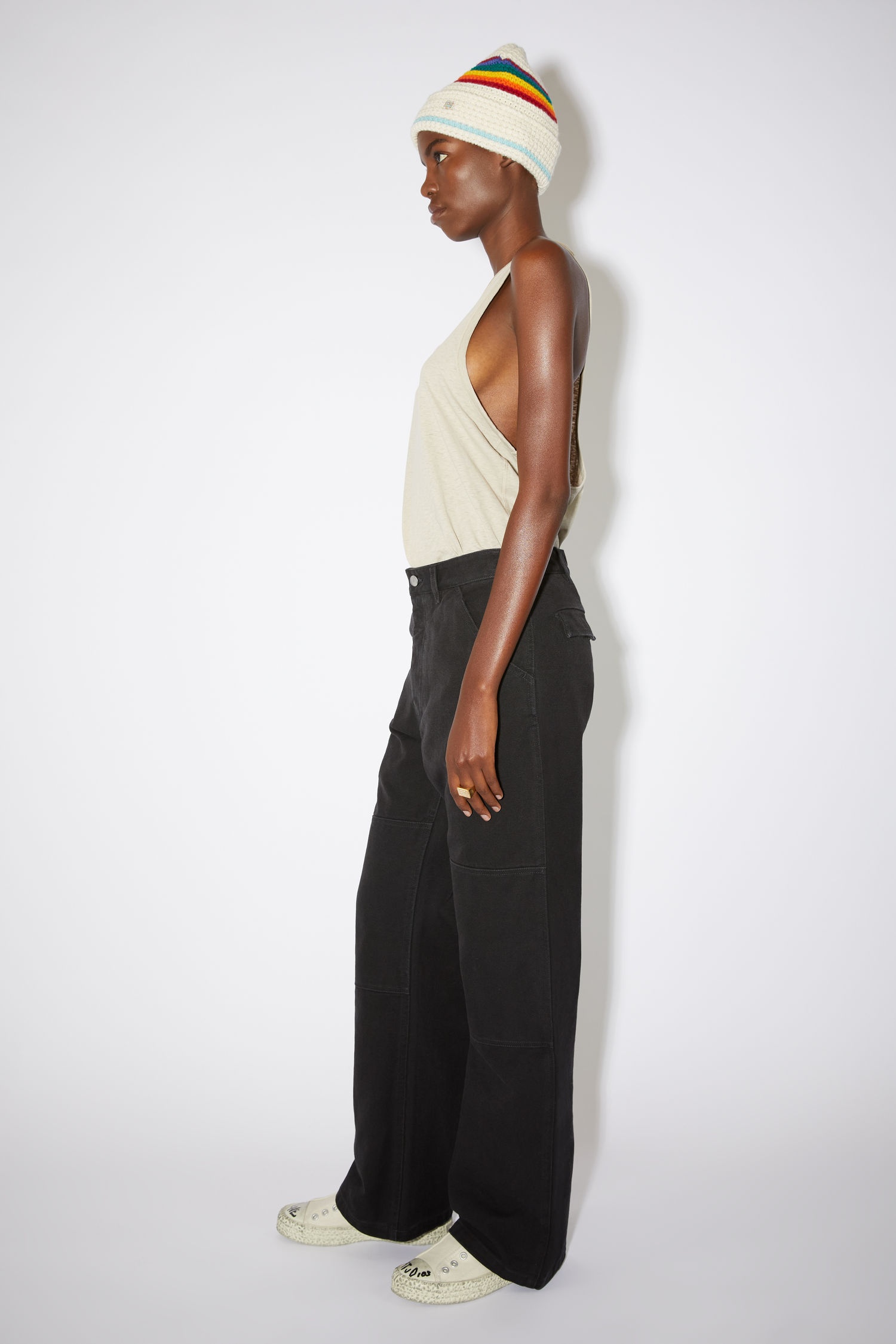 Workwear trousers - Black - 4
