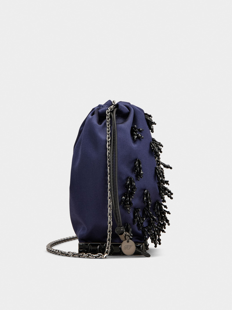 Roger Vivier Très Vivier Bucket Bag in satin outlook