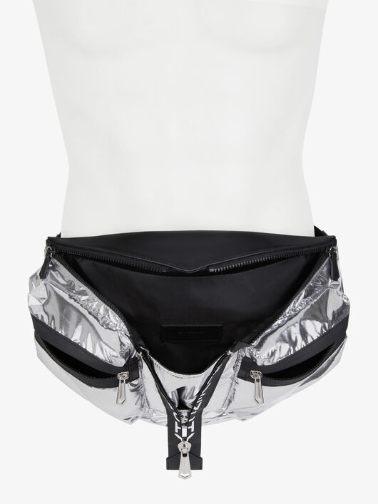 SPECTRE BUM BAG IN METALLIZED NYLON - 6
