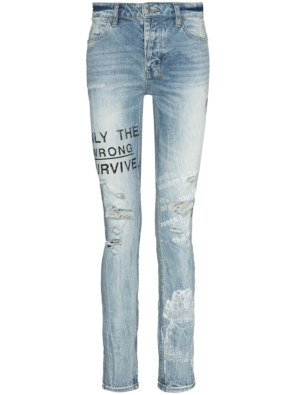 Van Winkle Survive Vertigo skinny jeans - 1