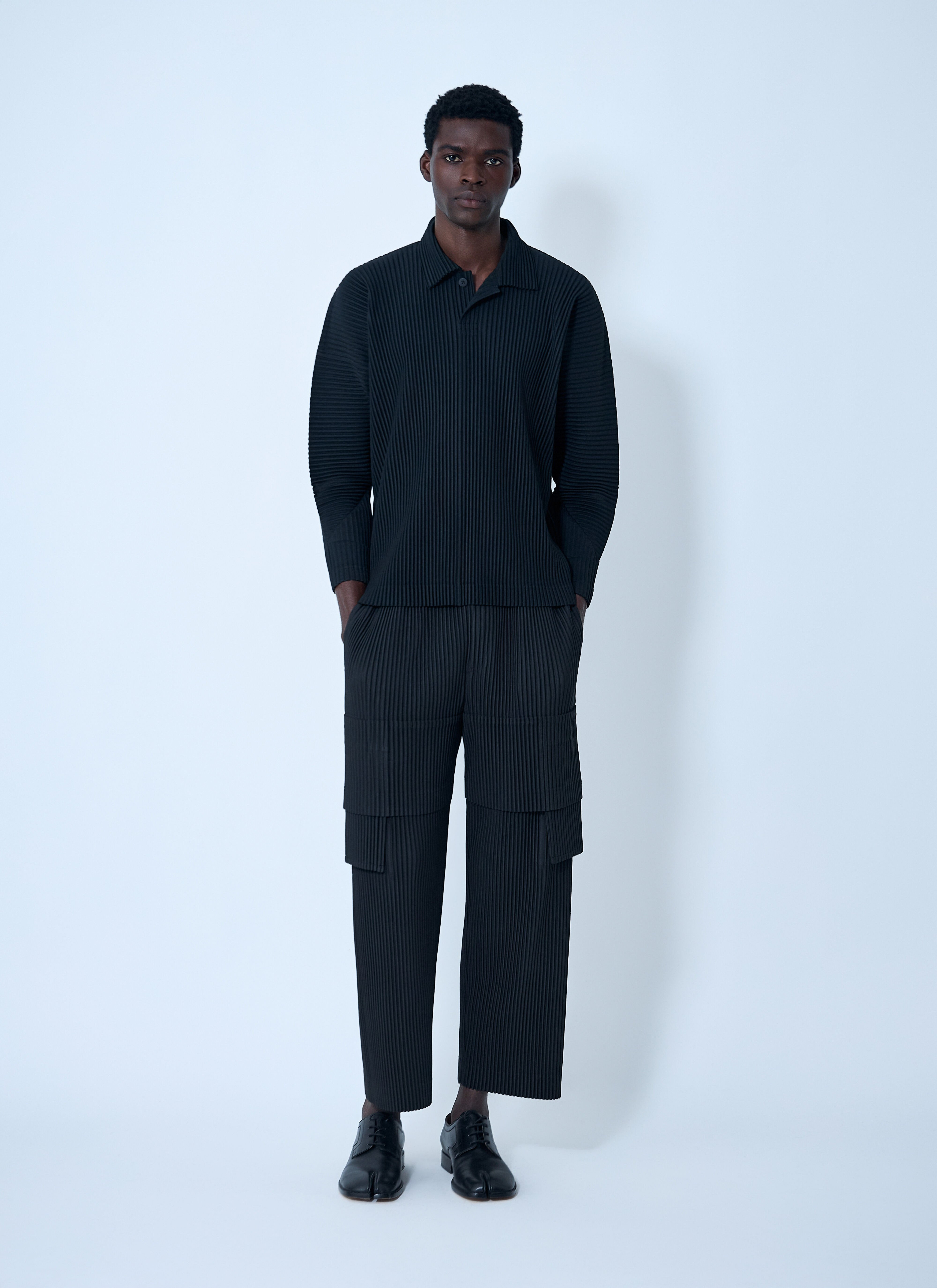 Pleated Polo Shirt - 2