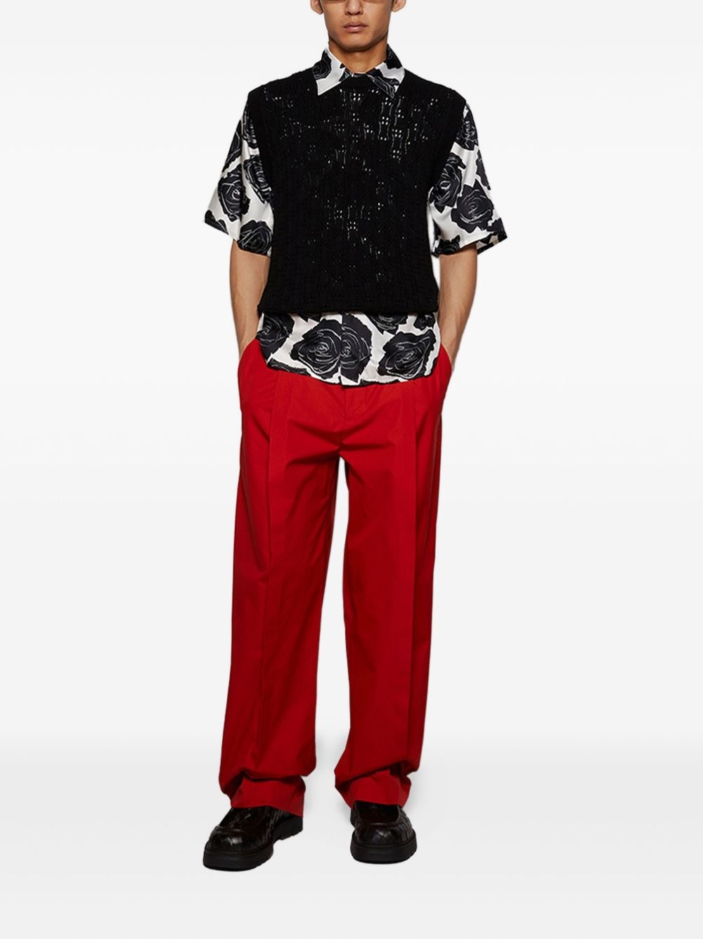 straight-leg trousers - 2