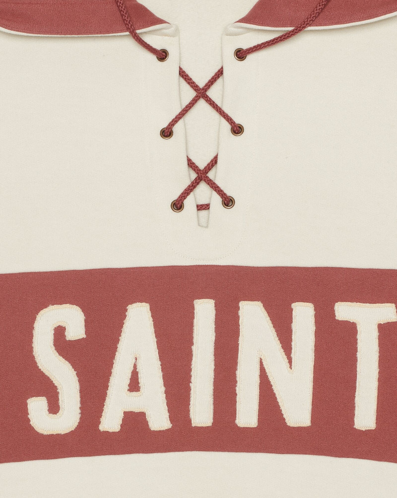 saint laurent laced hoodie 3