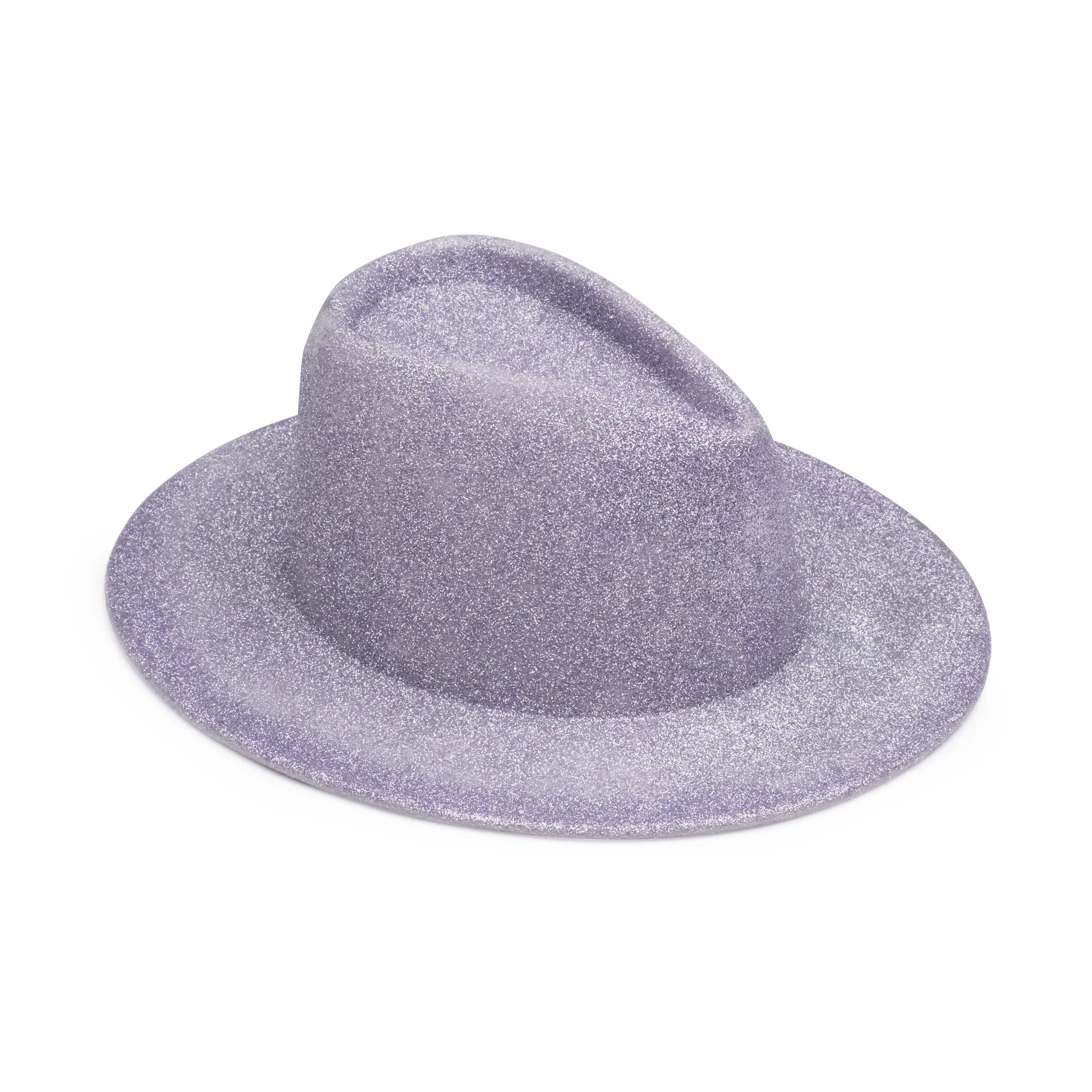 Blaine Glitter Wool Felt Fedora - 1