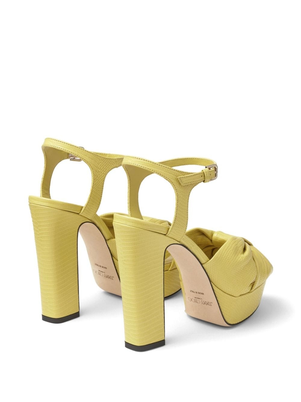 120mm Heloise leather platform sandals - 3