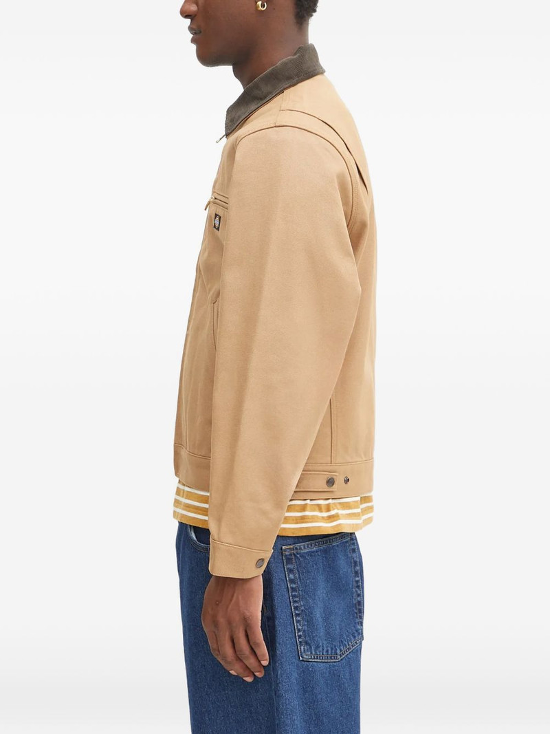 WACKO MARIA corduroy-collar zip-up jacket outlook
