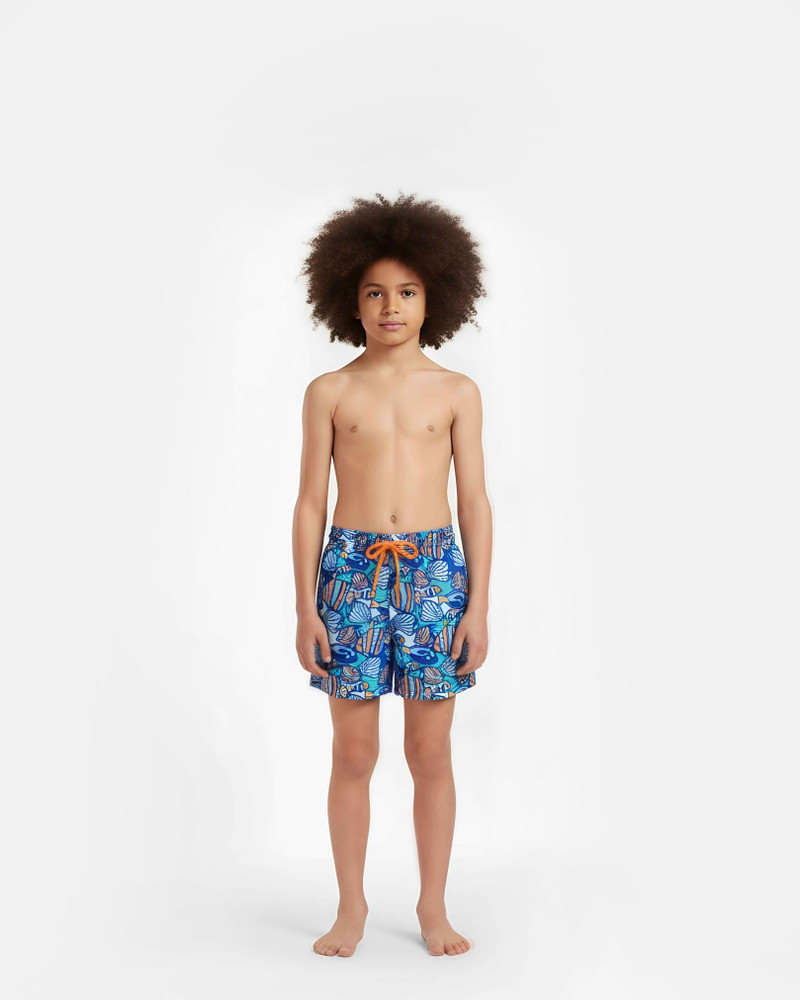 Vilebrequin BOYS SWIM TRUNKS FISHY VIBES outlook