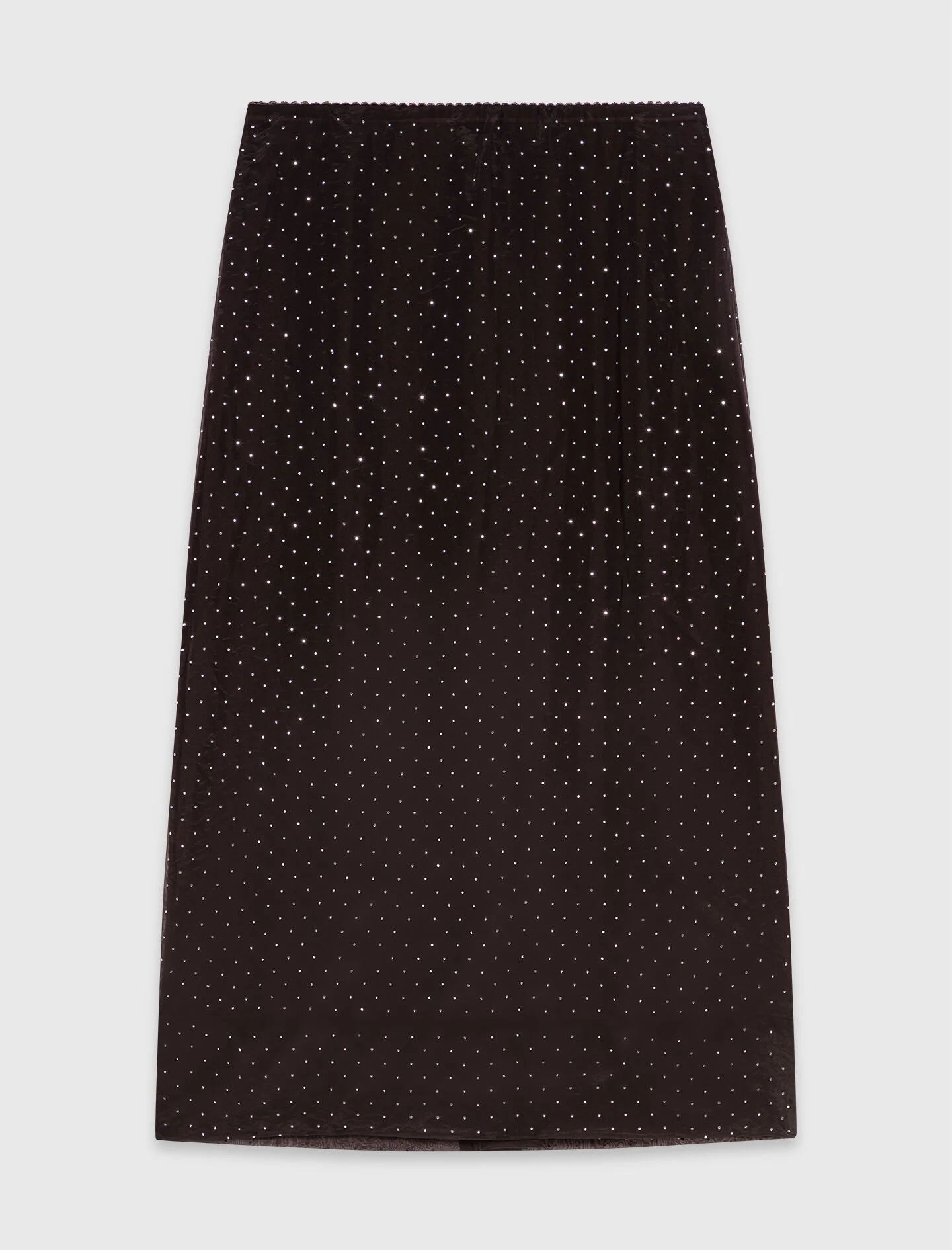Rhinestone midi skirt - 1