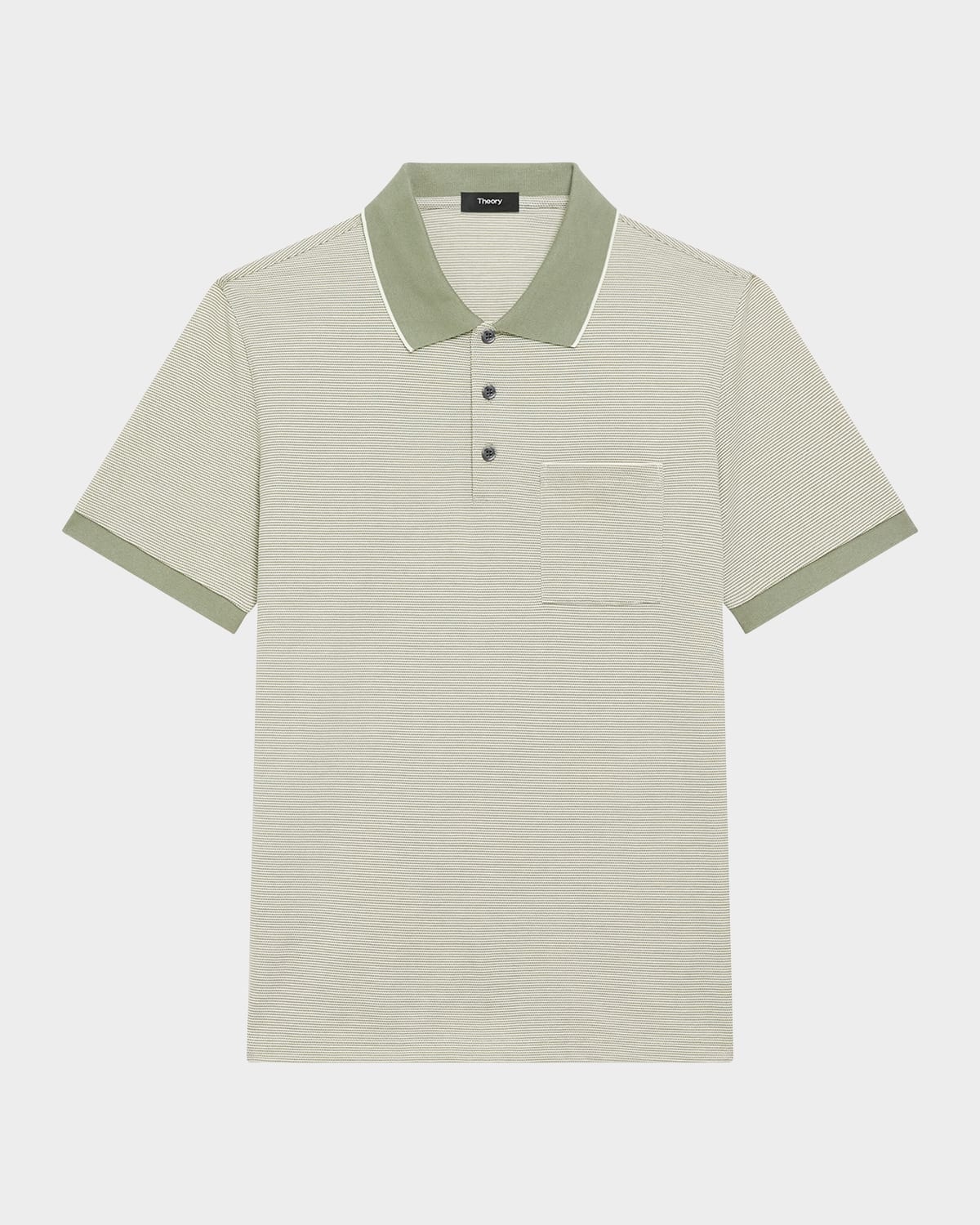 Men's Birdseye Pique Pocket Polo Shirt - 1