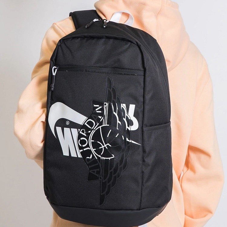 Air Jordan Nike logo Remix Backpack 'Black' 9A0167-023 - 4