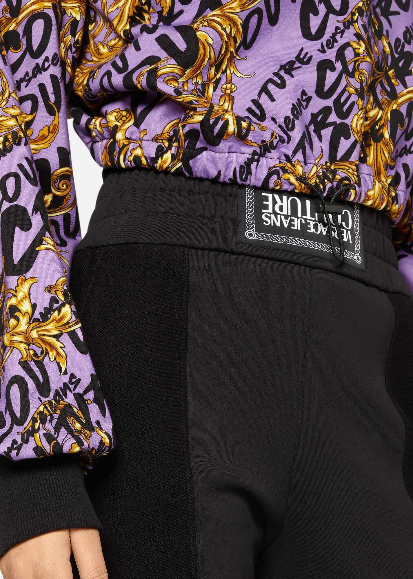 Logo Brush Couture Crop Sweatshirt - 5