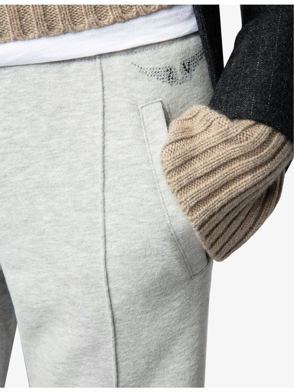 Branded Elasticated-Waist Cotton-Blend Jogging Bottoms - 5