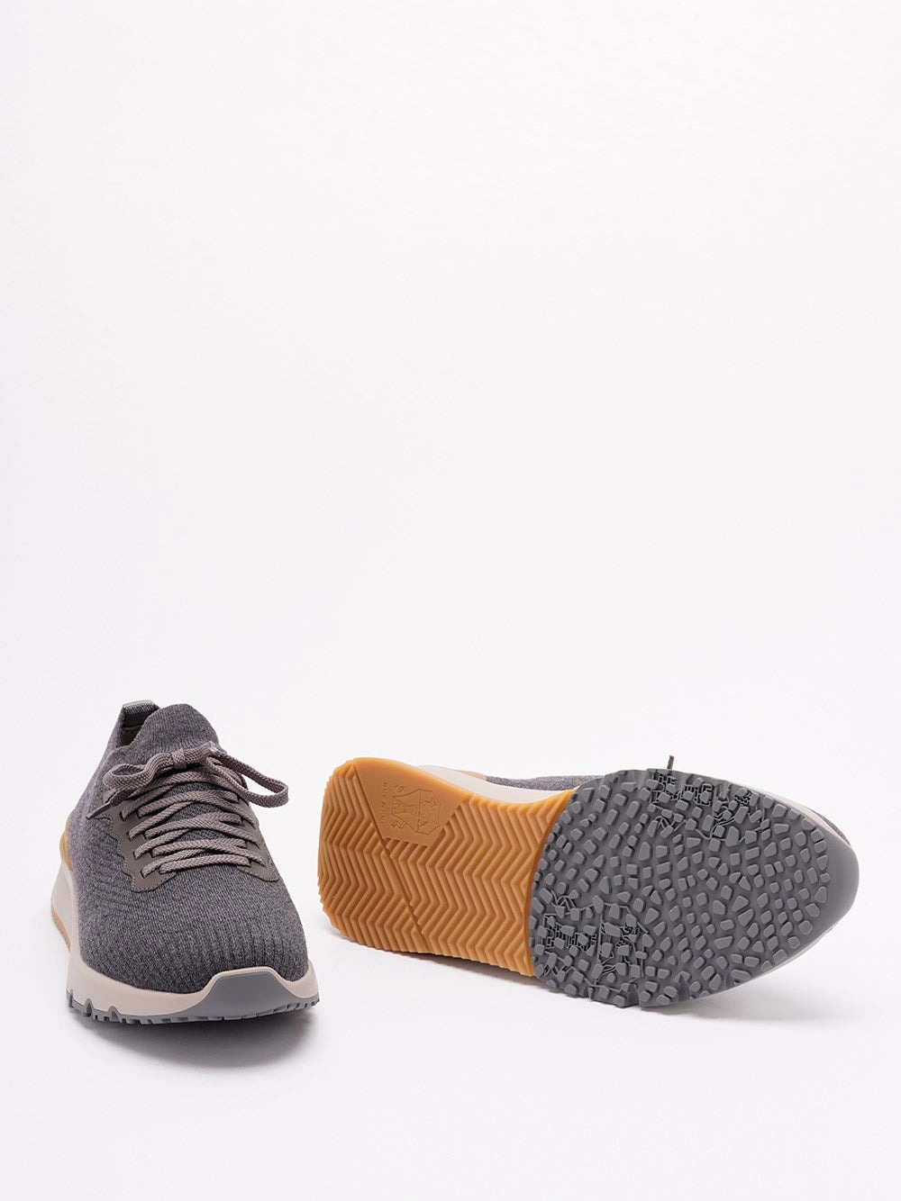 Brunello Cucinelli Men Knit Sneakers - 4