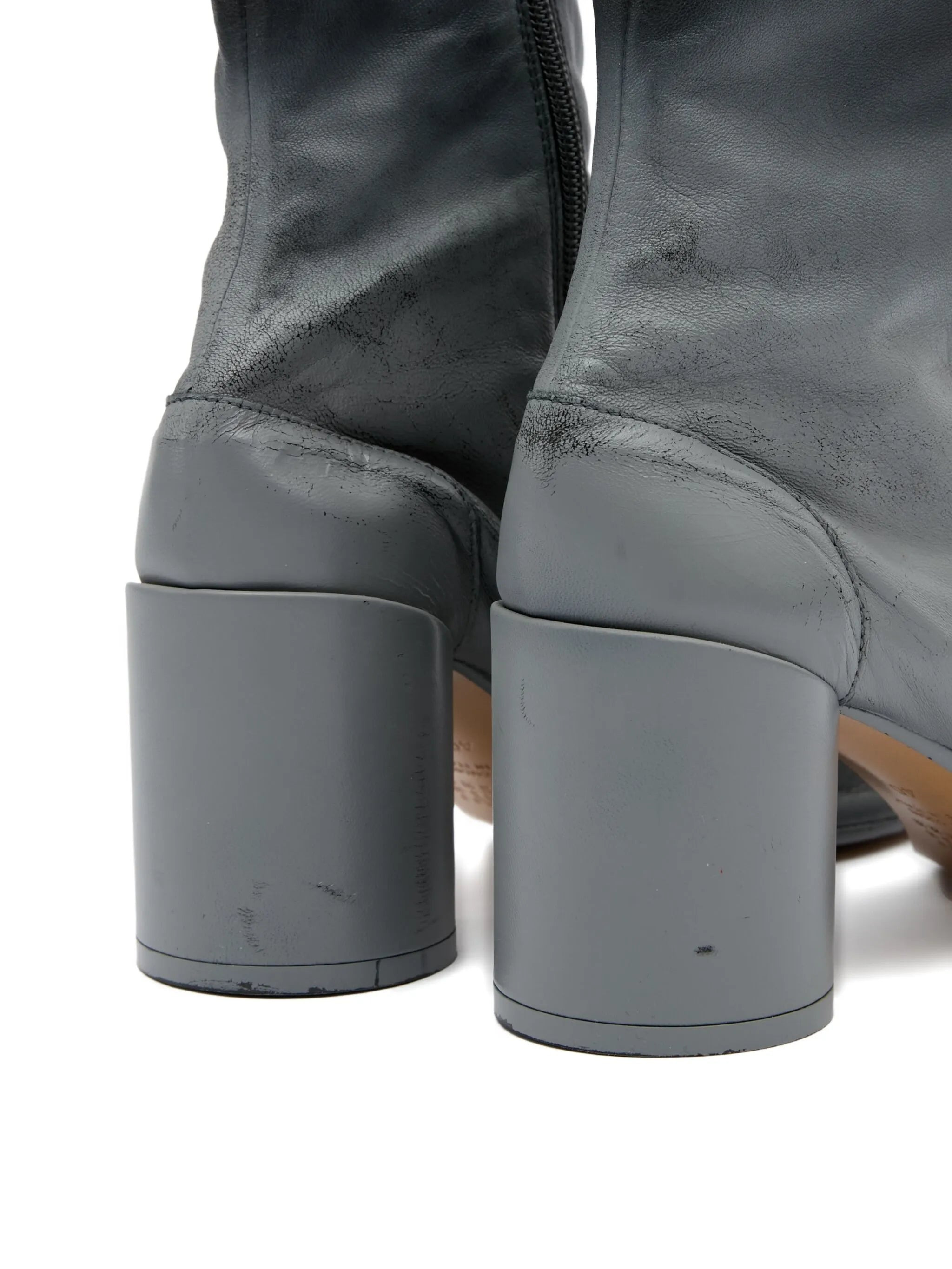 Mm6 Maison Margiela Leather Ankle Boots - 2