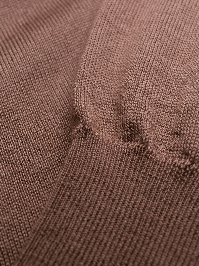 roll neck fine knit jumper 7
