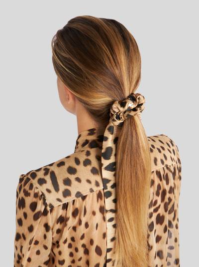 Etro ANIMALER SILK SCRUNCHIE WITH RIBBONS outlook