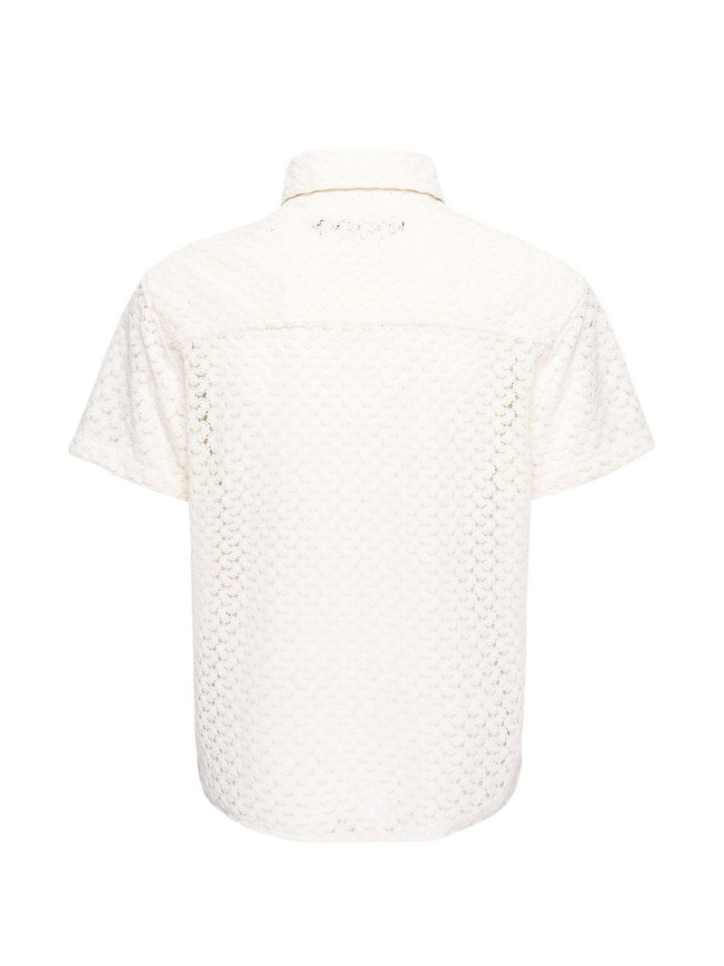 Andersson Bell lace short-sleeve shirt outlook