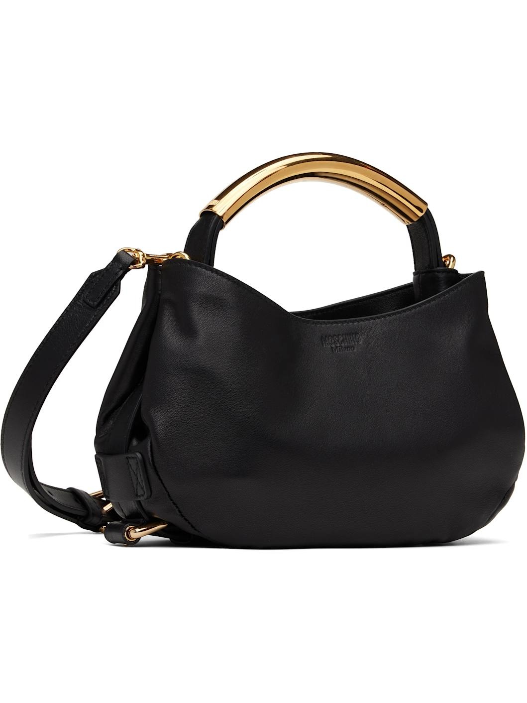 Black 'Moschino Handle Me' Small Bag - 2