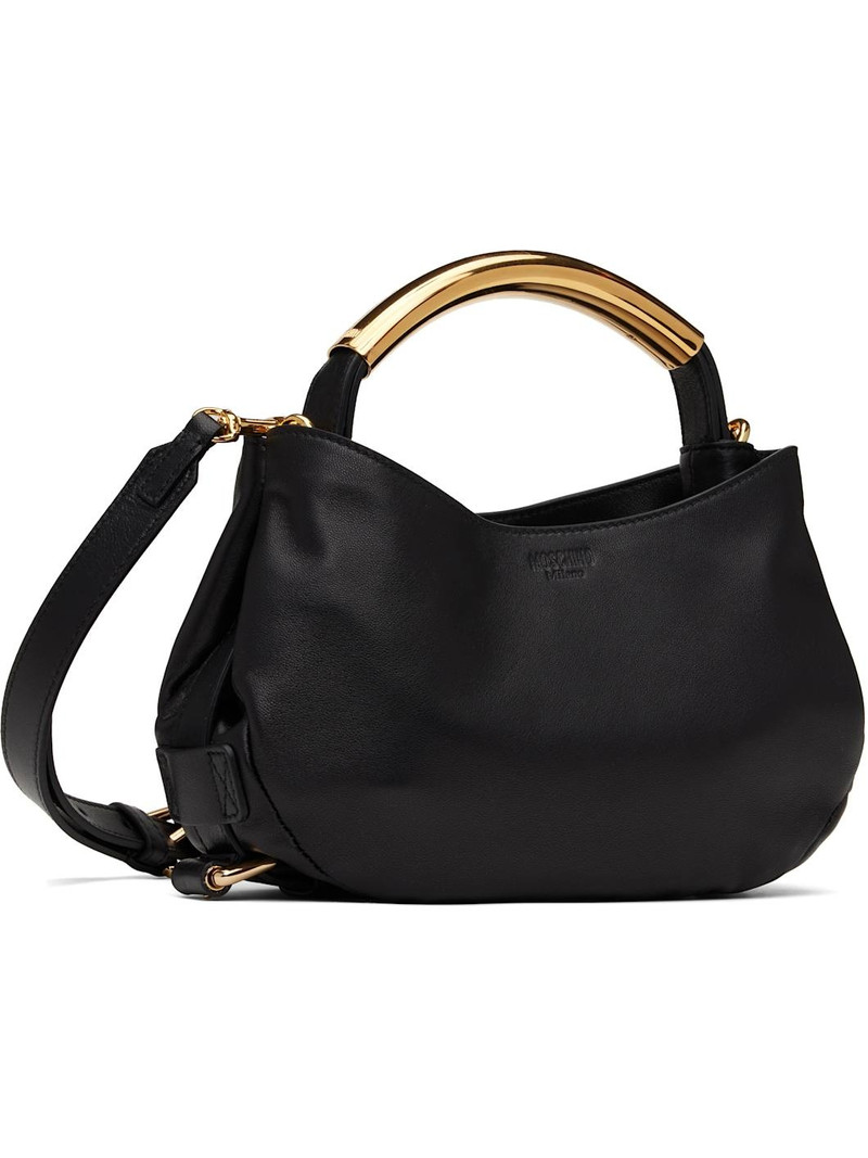 Moschino Black 'Moschino Handle Me' Small Bag outlook