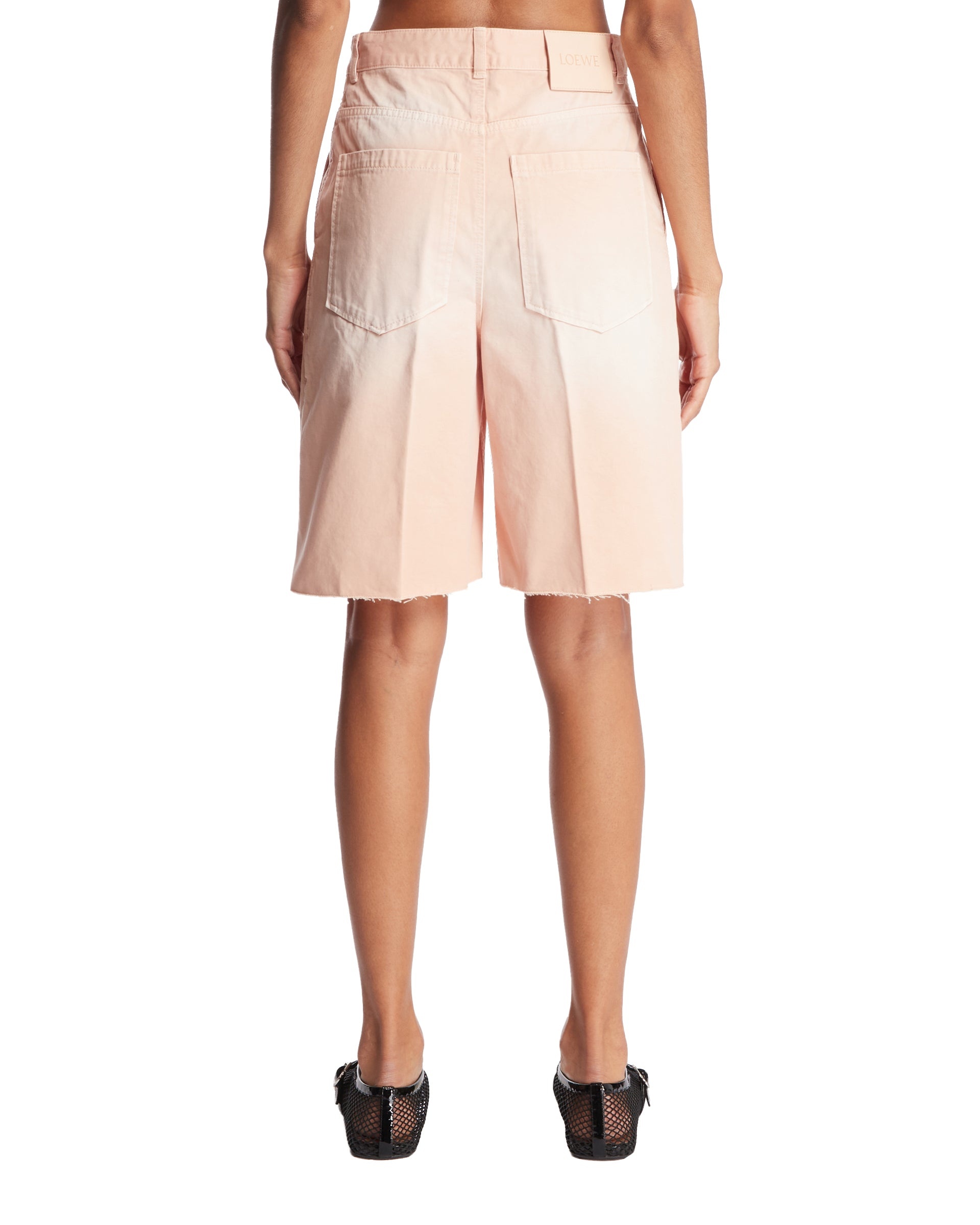 Loewe LOEWE Paula's Ibiza Pink Anagram Bermuda Shorts