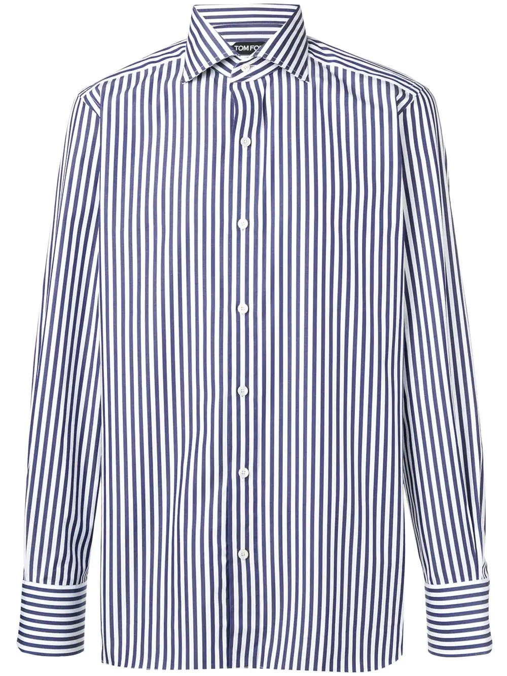 striped long-sleeve shirt - 1