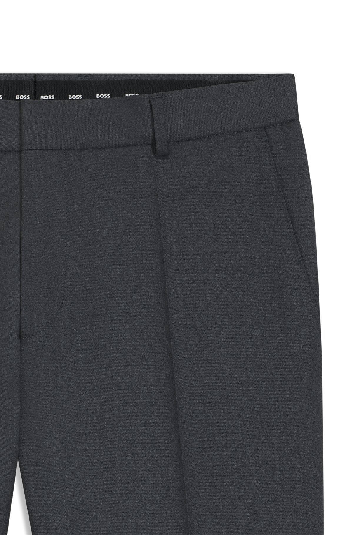SLIM-FIT TROUSERS IN VIRGIN-WOOL SERGE - 6