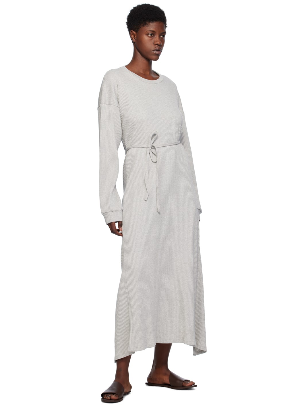 Gray Shaw Kaftan Midi Dress - 4