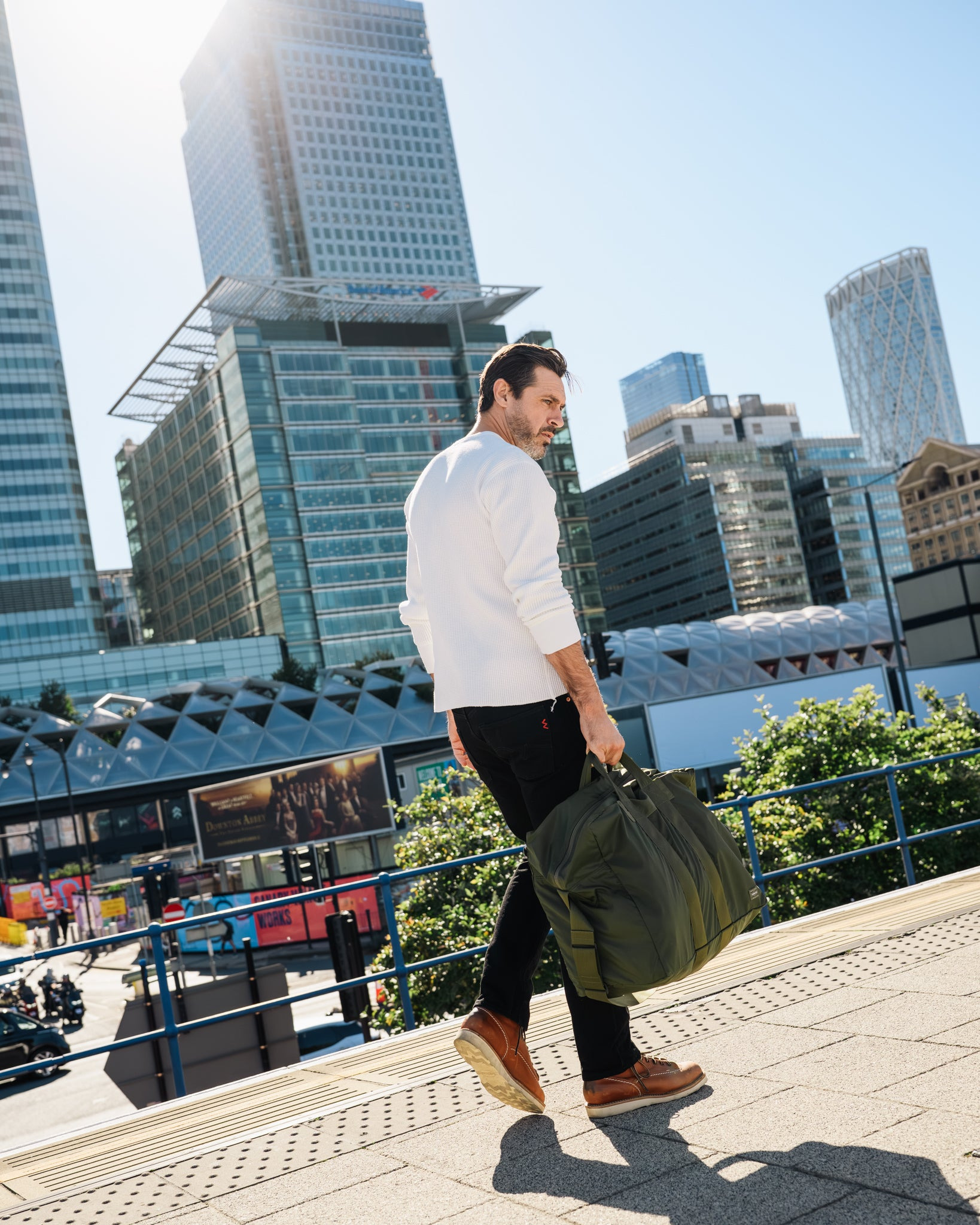 PORTER - YOSHIDA & CO. - FLEX DUFFLE BAG - OLIVE - 4