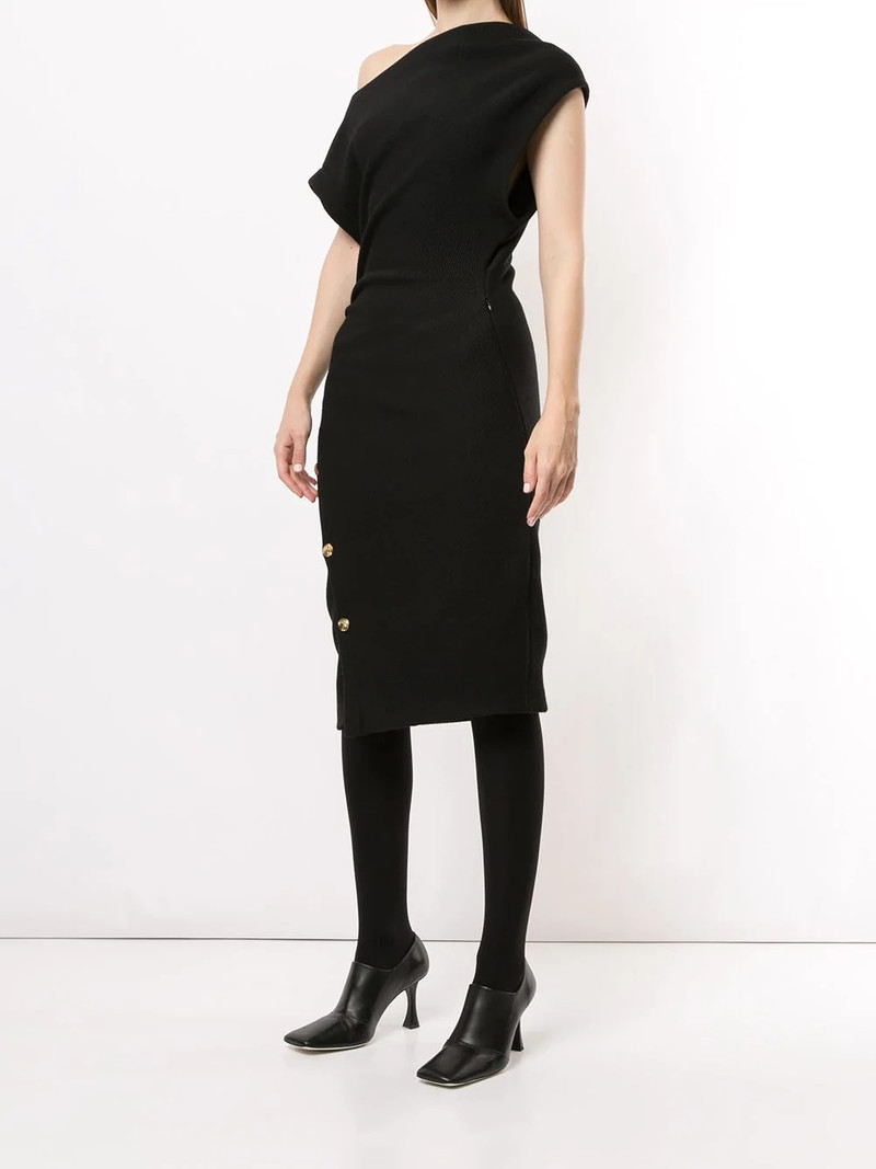 off-shoulder midi dress 3