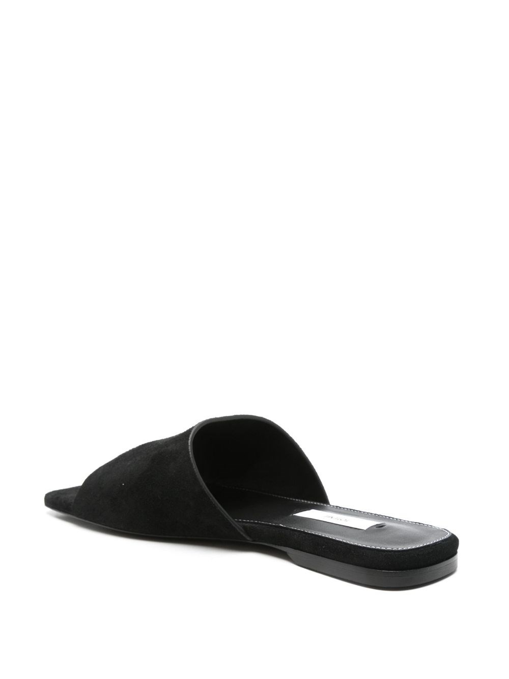Velvet flat sandals - 4