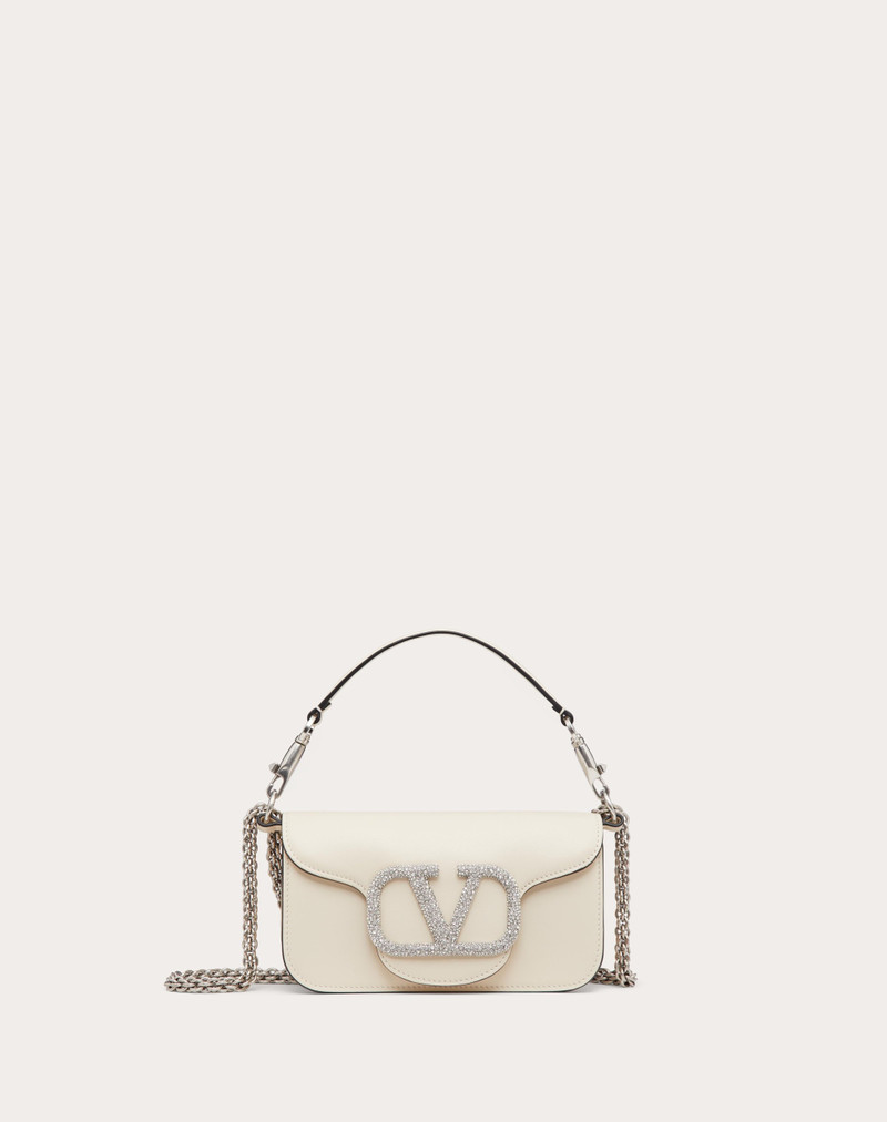 VALENTINO GARAVANI LOCÒ SMALL SHOULDER BAG WITH JEWEL LOGO 1