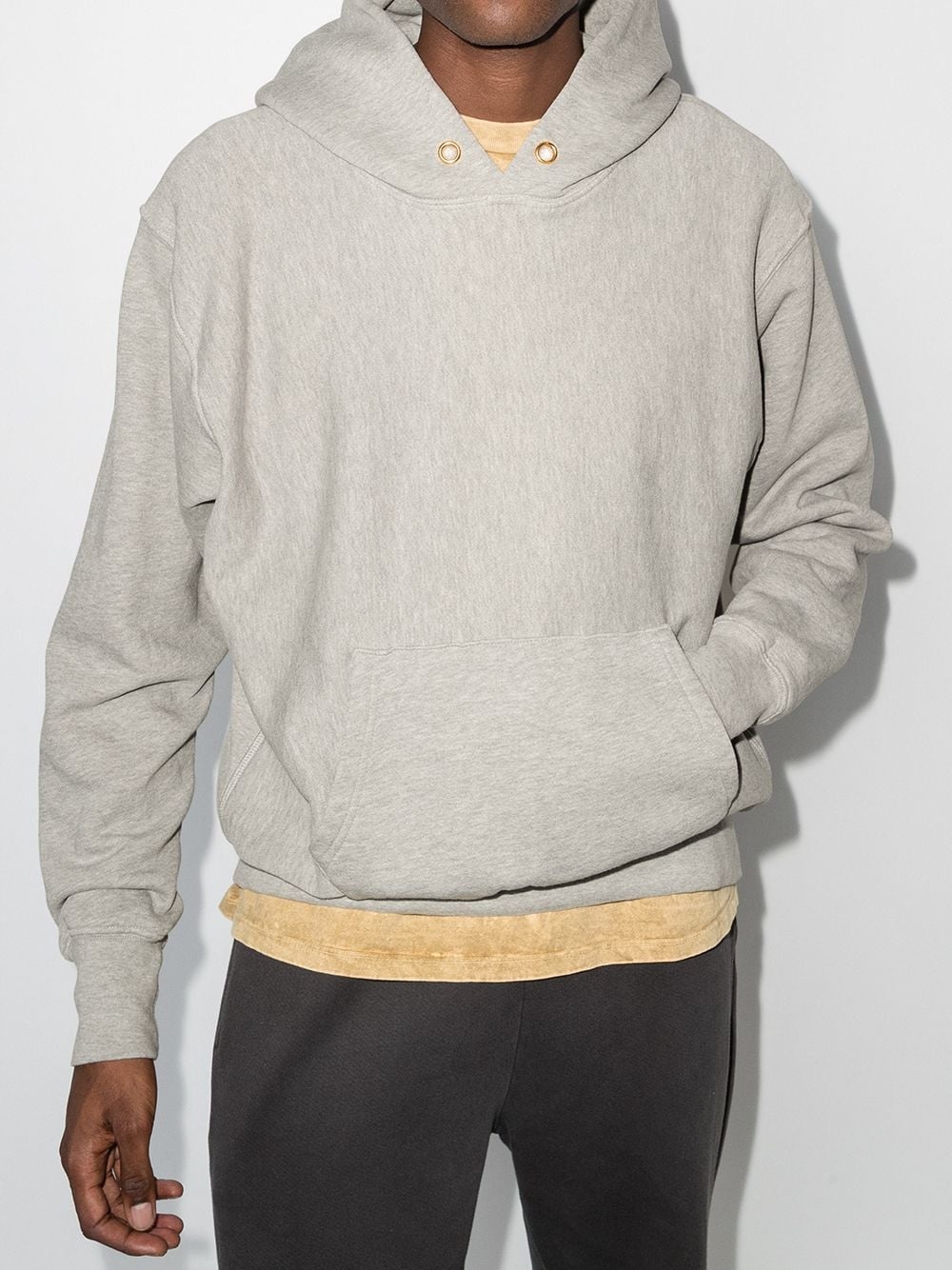 long-sleeved cotton hoodie - 2