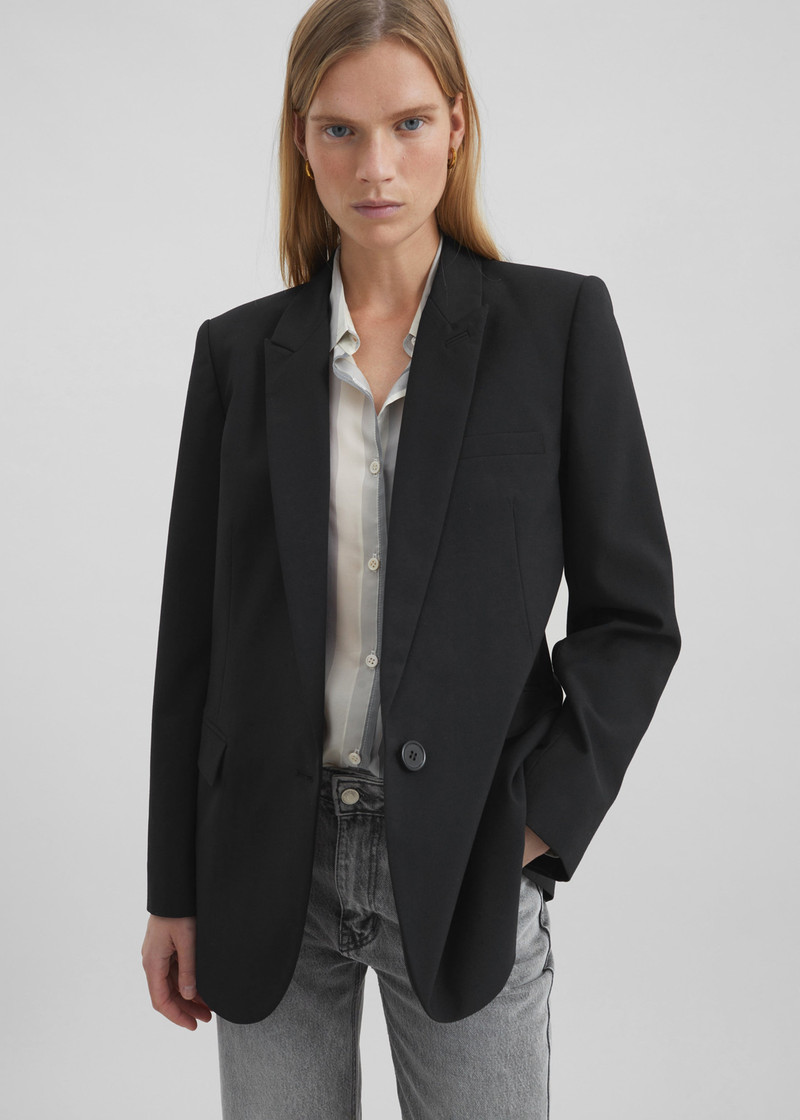 Peri Fluid Shirt - White/Grey Stripe 9