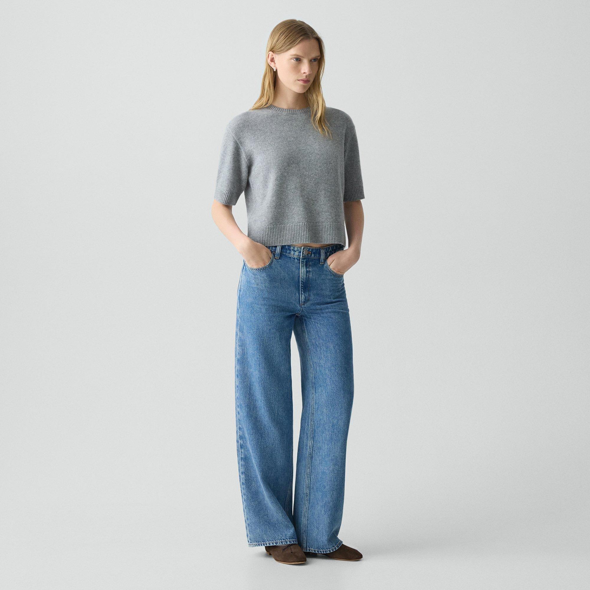 Straight-Leg Five-Pocket Pant in Relaxed Denim - 2