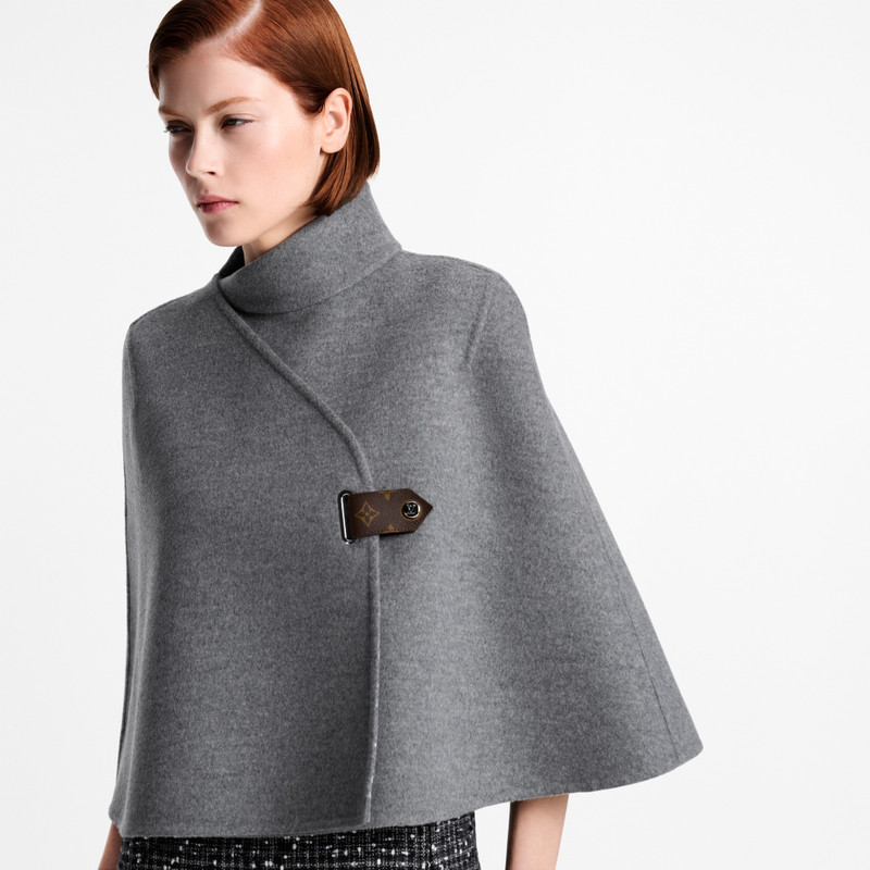 Asymmetrical Collar Cape 2