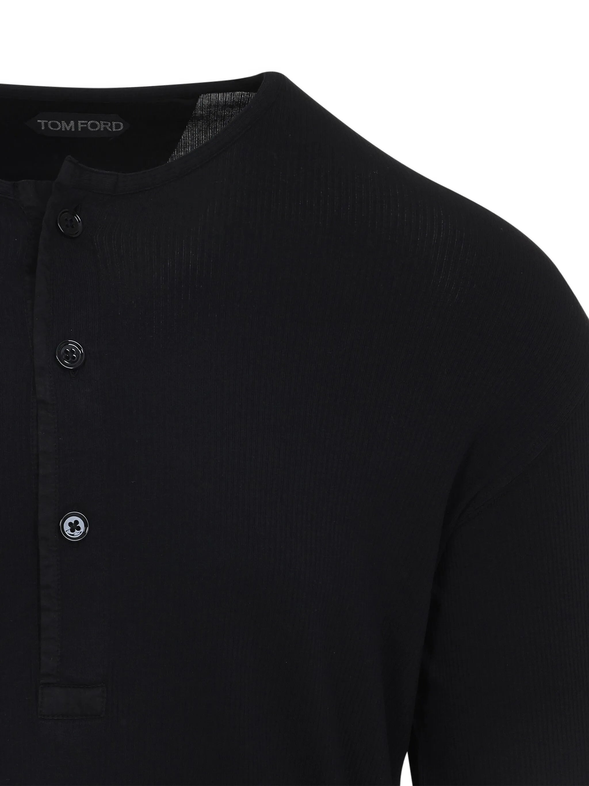 Tom Ford Button-placket Long-sleeve T-shirt - 3