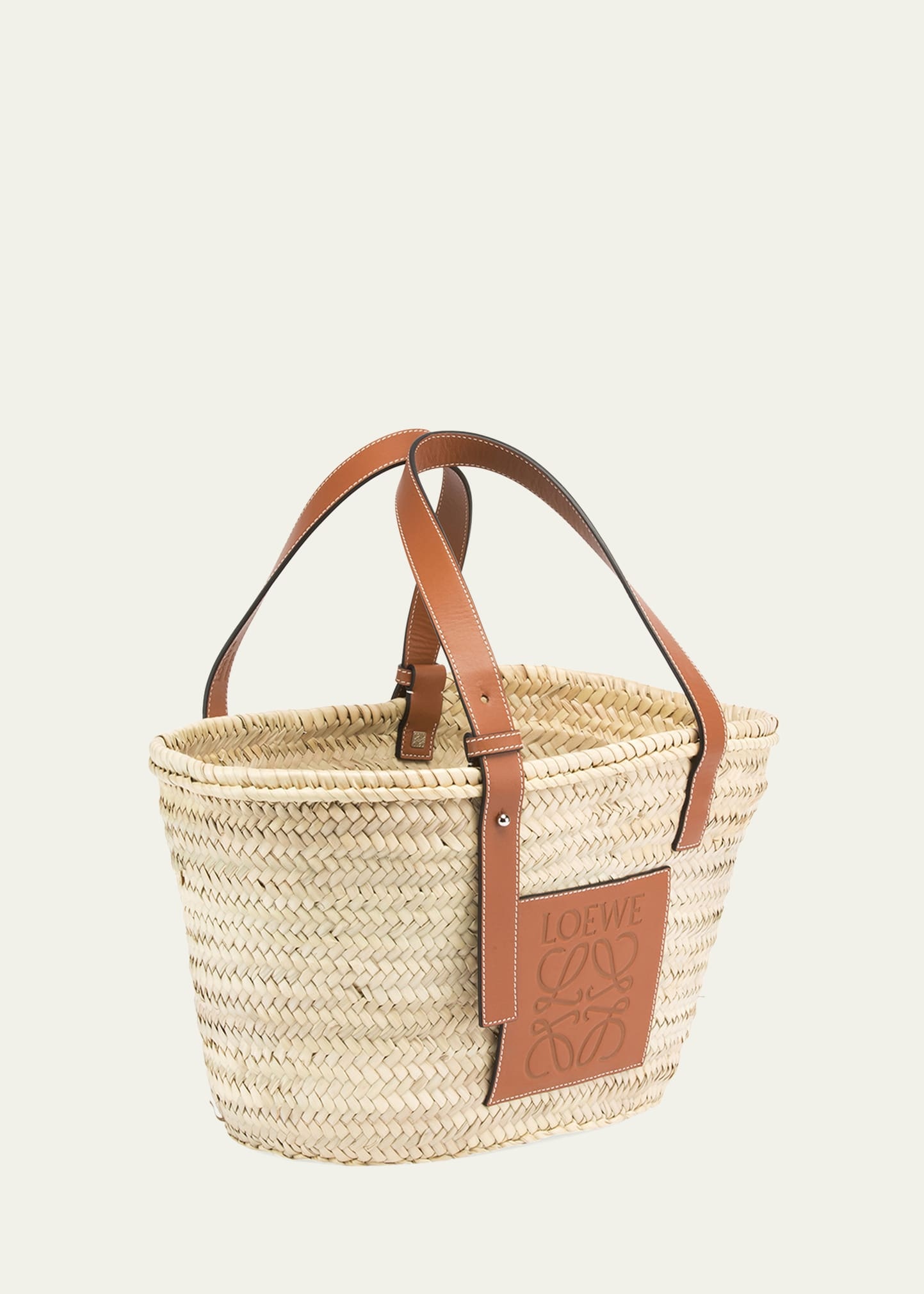 Basket Small Palm Tote Bag - 2