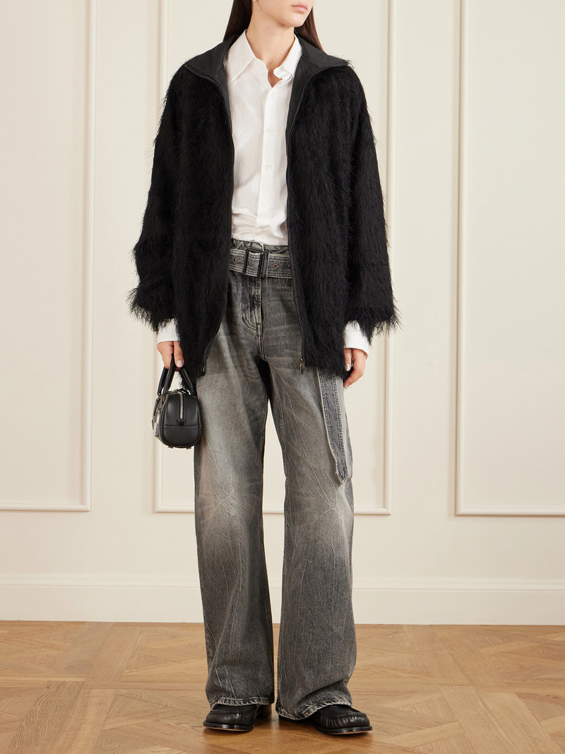 The Frankie Shop Baxter Fringed Shell Jacket outlook