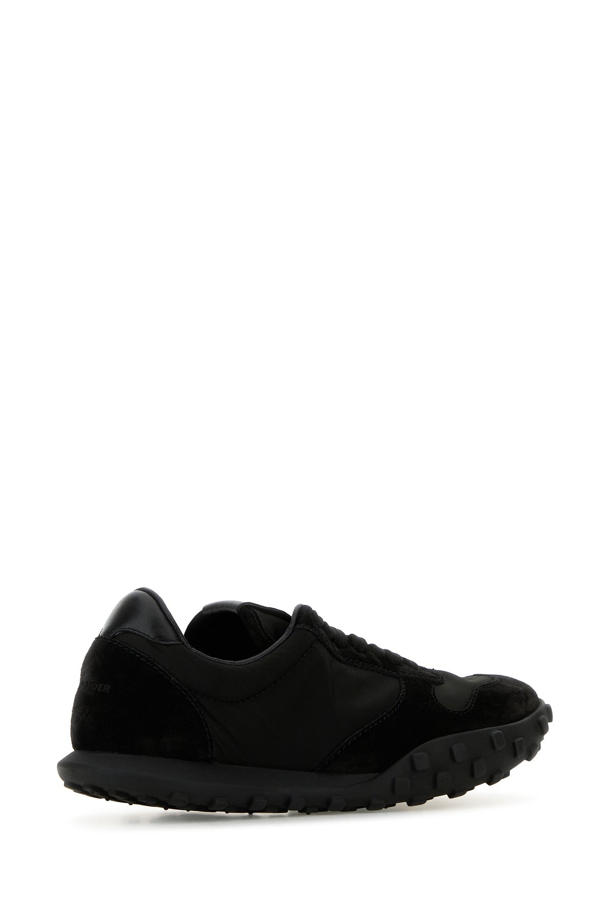 Black fabric and suede Moon sneakers - 3