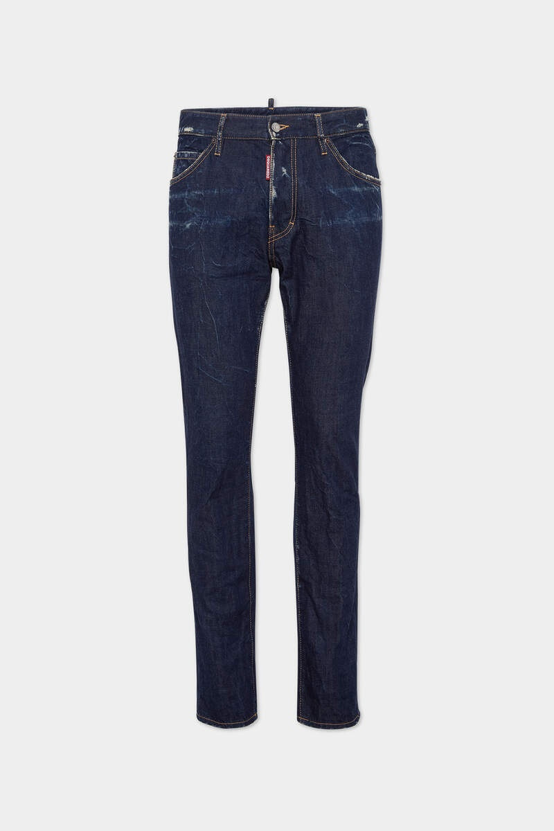 DARK CRINKLE WASH COOL GUY JEANS - 1