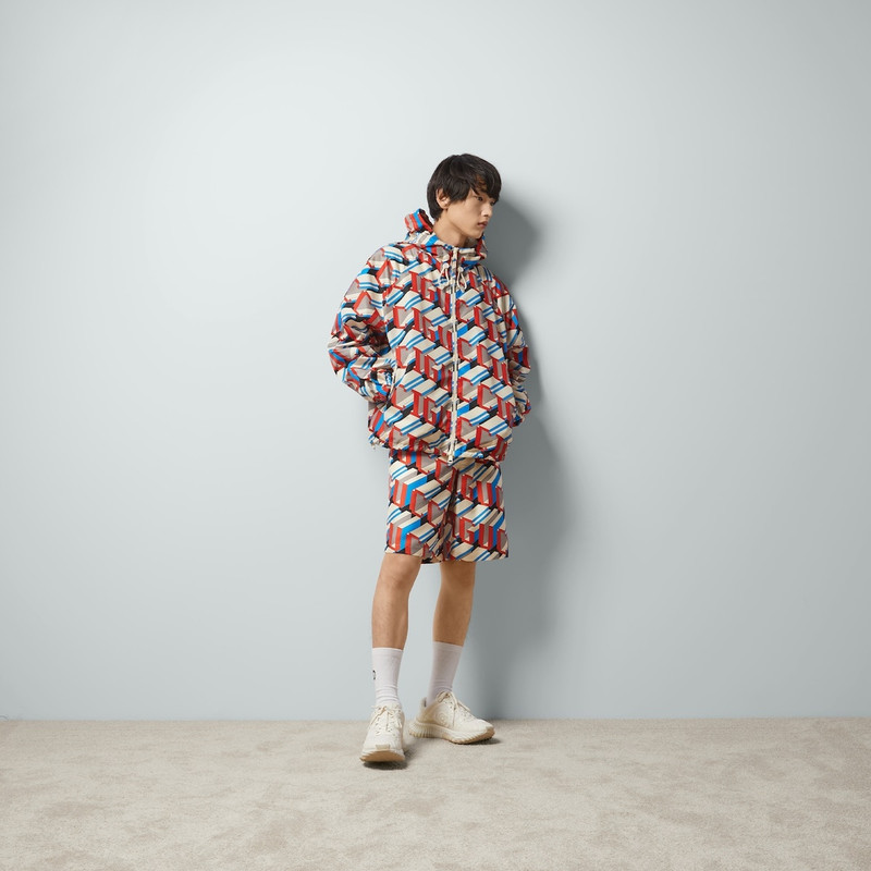 GUCCI Gucci pixel print nylon jacket outlook