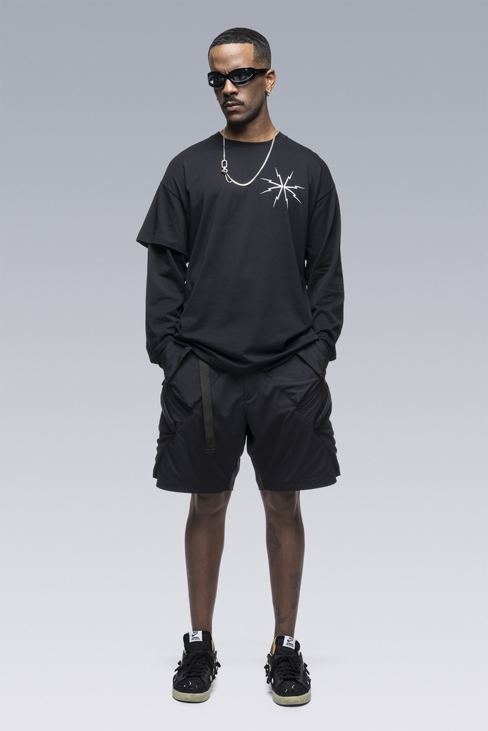 S29-PR-C Pima Cotton Long Sleeve T-shirt BLACK - 7