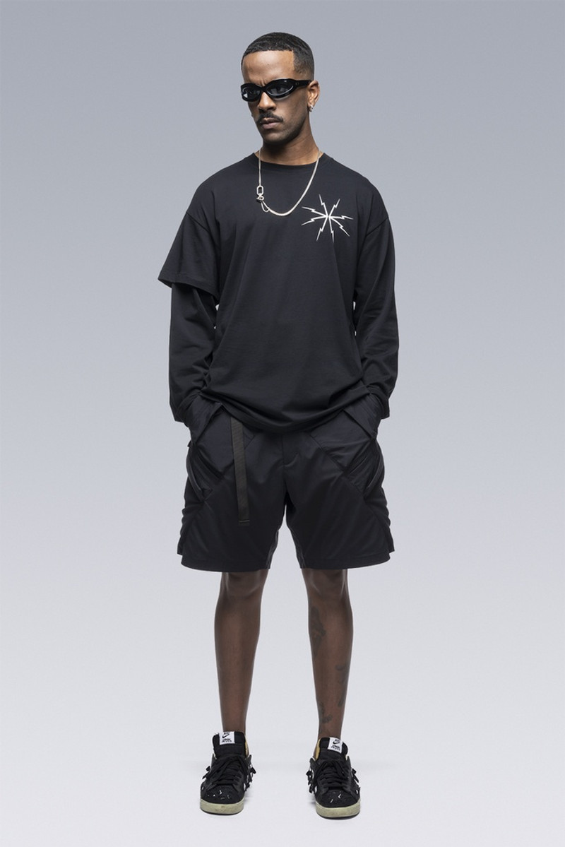 S29-PR-C Pima Cotton Long Sleeve T-shirt BLACK 7