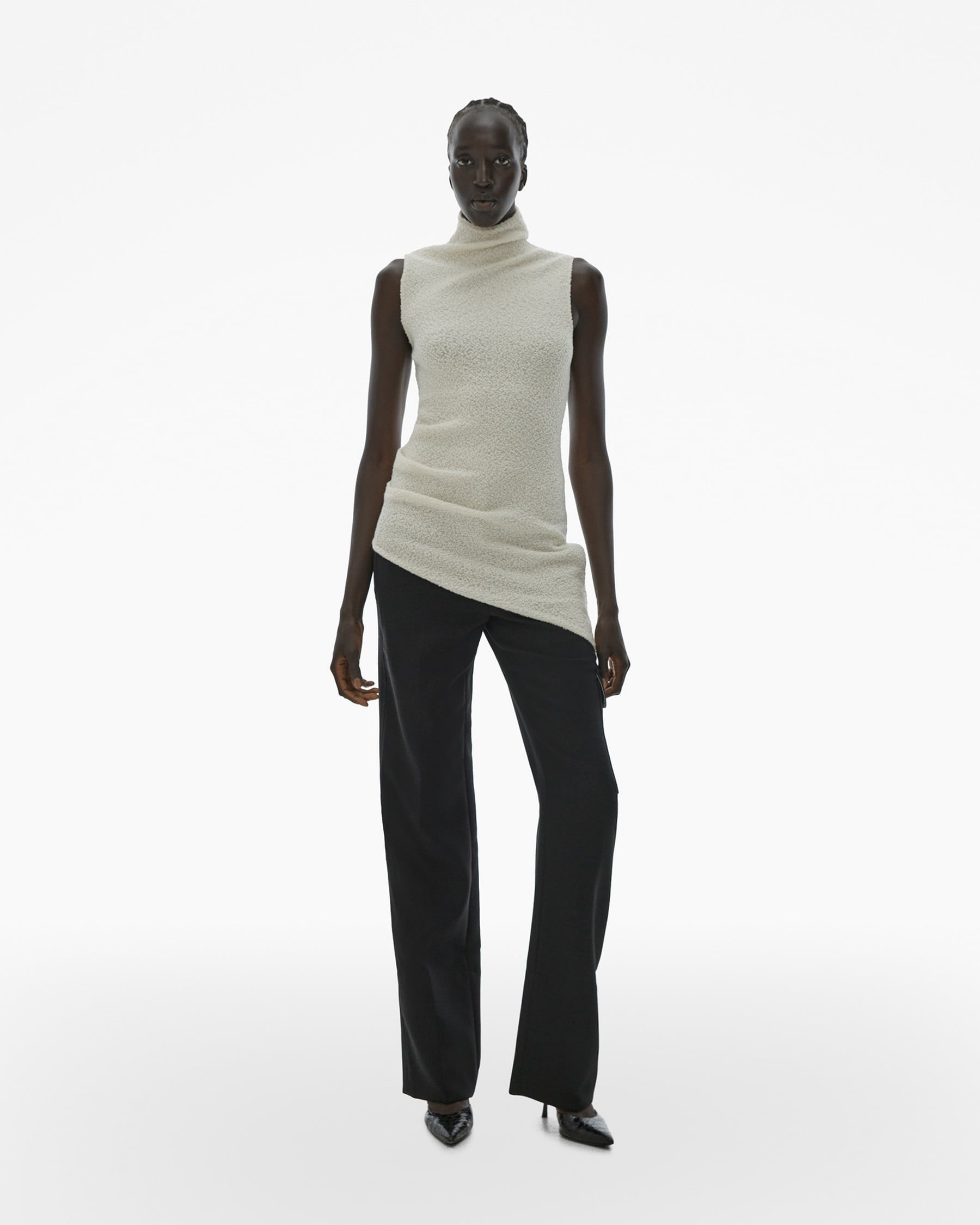 ASYMMETRICAL MOCK NECK TANK - 2