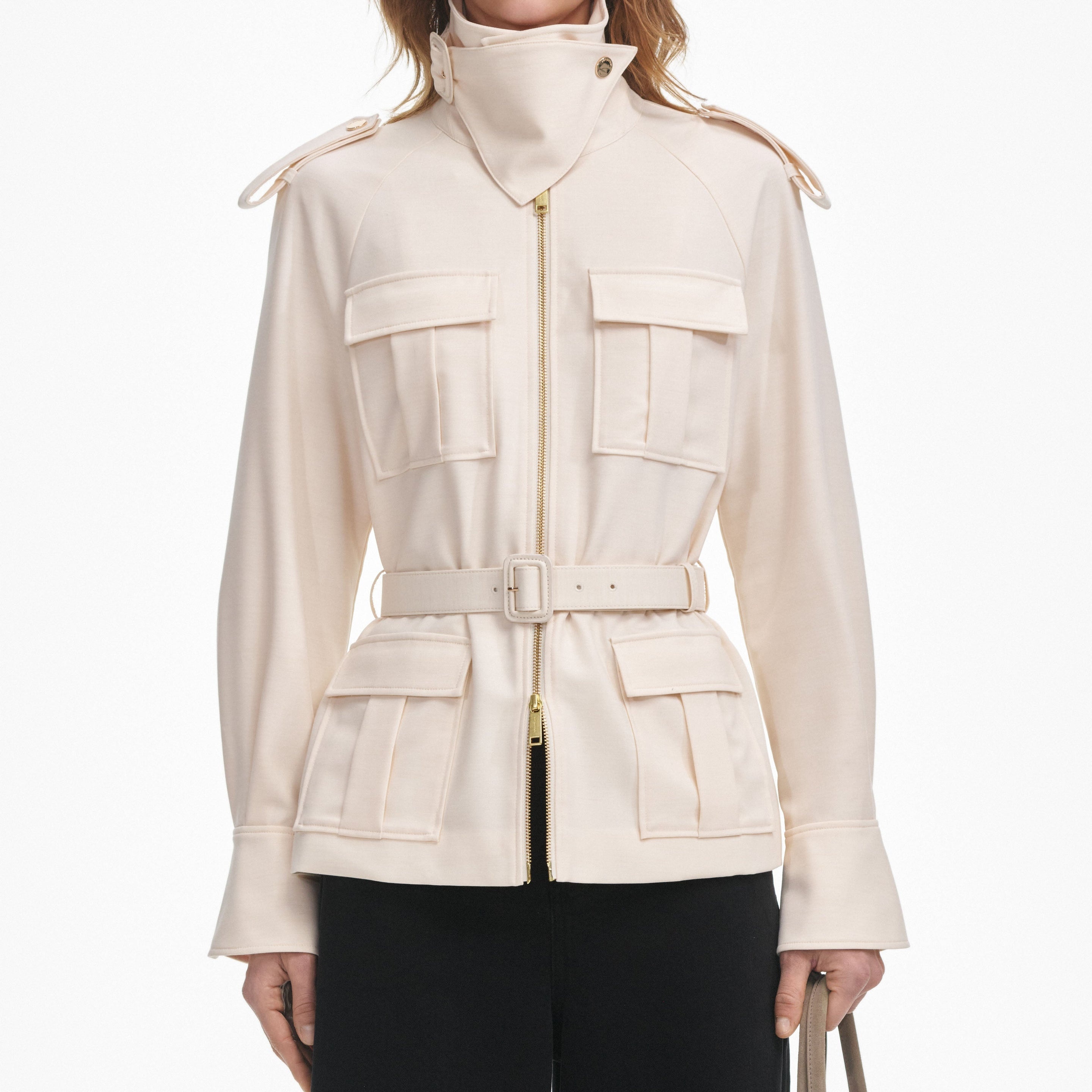 Cream Twill Jacket - 4